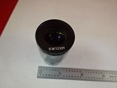 MICROSCOPE PART EYEPIECE JAPAN KW10XM OPTICS AS IS #G9-C-14