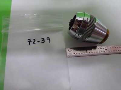 MICROSCOPE PART OBJECTIVE LEITZ GERMANY HL 20X DF OPTICS AS IS BIN#72-39