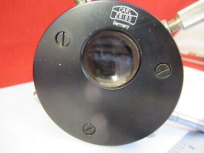 CARL ZEISS GERMANY INTERMEDIATE IRIS ILLUMINATOR MICROSCOPE PART AS PIC #13-34