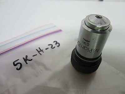 MICROSCOPE OBJECTIVE OLYMPUS MPLAN 100X OPTICS BIN#5K-H-23