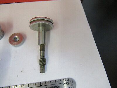 SPENCER AO LOT SET of KNOBS VINTAGE MICROSCOPE PART AS PICTURED &A7-B-16