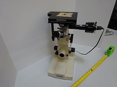 MICROSCOPE UNITRON NEOMET  STAGE INVERTED METALLOGRAPH JAPAN OPTICS AS IS #TB-4