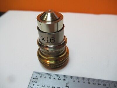 ANTIQUE BAUSCH LOMB BRASS OBJECTIVE 97X 1.9mm MICROSCOPE OPTICS PART &16-A-91