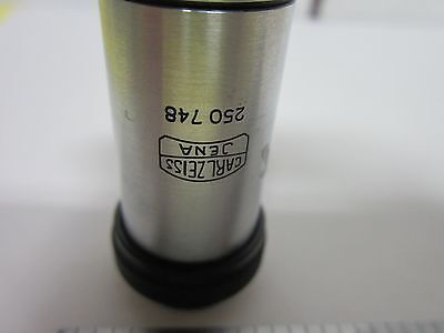 MICROSCOPE PART OBJECTIVE CARL ZEISS 100X PLANACHROMAT OPTICS BIN#H6-06