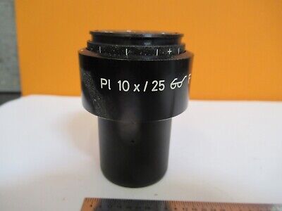 ZEISS AXIOTRON GERMANY 10X EYEPIECE 444035 MICROSCOPE PART AS PICTURED &Q6-A-71