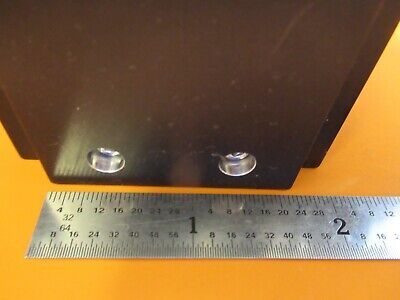 OLYMPUS JAPAN STAGE HOLDER RAILS DOVETAIL MICROSCOPE PART AS PICTURED &14-FT-68