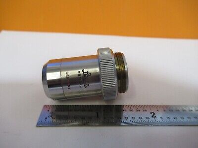 LEITZ WETZLAR OBJECTIVE PL 8X INFINITY OPTICS MICROSCOPE AS PICTURED &5M-A-17A