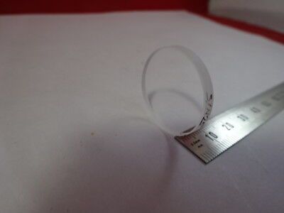 OPTICAL FUSED SILICA FLAT 1" DIAMETER LASER PRO OPTICS AS IS &AV-A-33