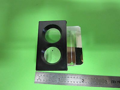 OPTICAL MICROSCOPE PART PRISM NIKON JAPAN OPTICS BIN #4V xv iii