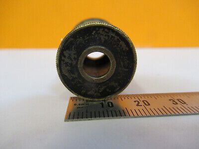 ANTIQUE CARL ZEISS BRASS LENS OBJECTIVE MICROSCOPE PART AS PICTURED P9-A-45