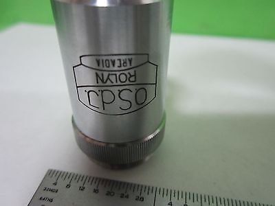 MICROSCOPE PART ROLYN GERMANY OBJECTIVE 10X PLAN OPTICS AS IS BIN#T5-10