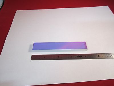 OPTICAL COATED SLAB FILTER MIRROR  LASER OPTICS BIN#C4-1-H