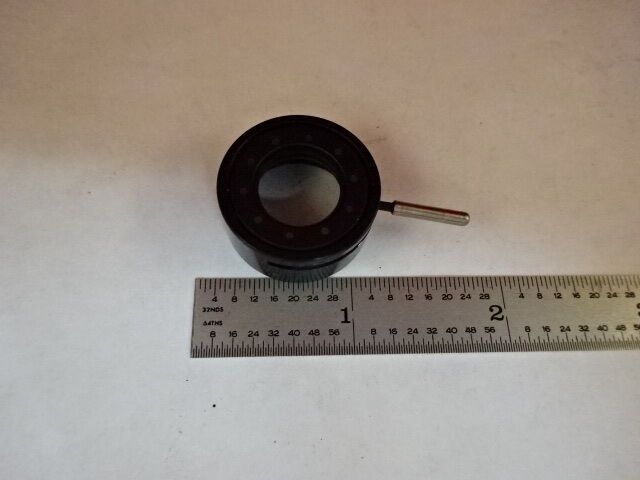 MICROSCOPE PART IRIS DIAPHRAGM ASSEMBLY UNKNOWN MAKER OPTICS AS IS #IL6-41