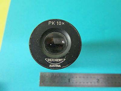 MICROSCOPE PART REICHERT AUSTRIA EYEPIECE PK10X NICE OPTICS BIN#B3-32