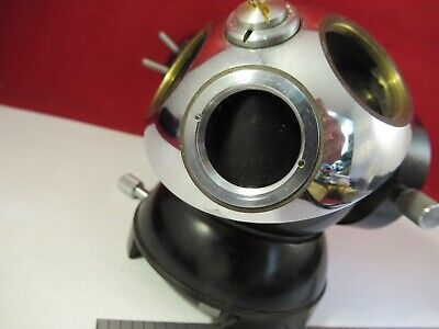 CARL ZEISS GERMANY POL VERTICAL ILLUMINATOR NOSEPIECE MICROSCOPE PART #13-35