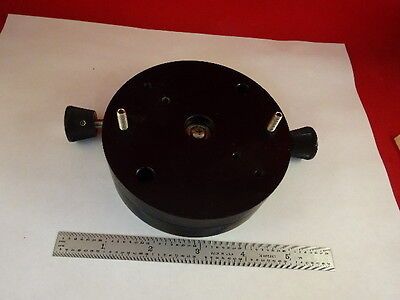 OPTICAL ROTATABLE ALUMINUM MOUNTING TABLE STAGE LASER OPTICS AS IS #80-07