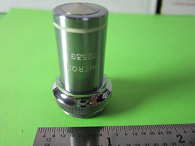 OPTICAL MICROSCOPE PART UNITRON OBJECTIVE BM PHASE CONTRAST 100X OPTICS BN#B5-33