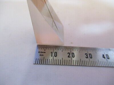 OPTICAL GLASS PRISM OPTICS MICROSCOPE PART AS PICTURED P3-A-101