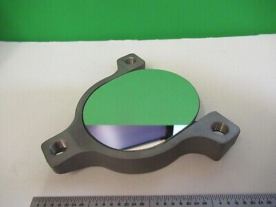 OPTICAL OVAL GLASS MOUNTED MIRROR MIL SPEC OPTICS AS PICTURED &79-A-24