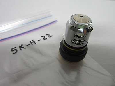 MICROSCOPE OBJECTIVE OLYMPUS MPLAN 20X OPTICS #5K-H-22