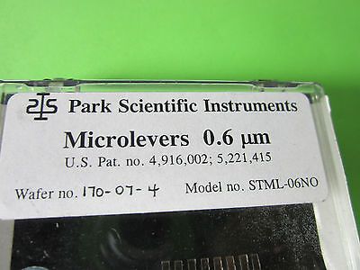 OPTICAL MICROLEVERS 0.6 MICRONS UM PARK SCIENTIFIC LASER OPTICS BIN#B5-12