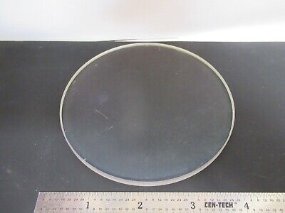 OPTICAL BK7 GLASS ROUND WINDOW PLATE 4.25" DIAMETER OPTICS AS PICTURED FT-1-A-67