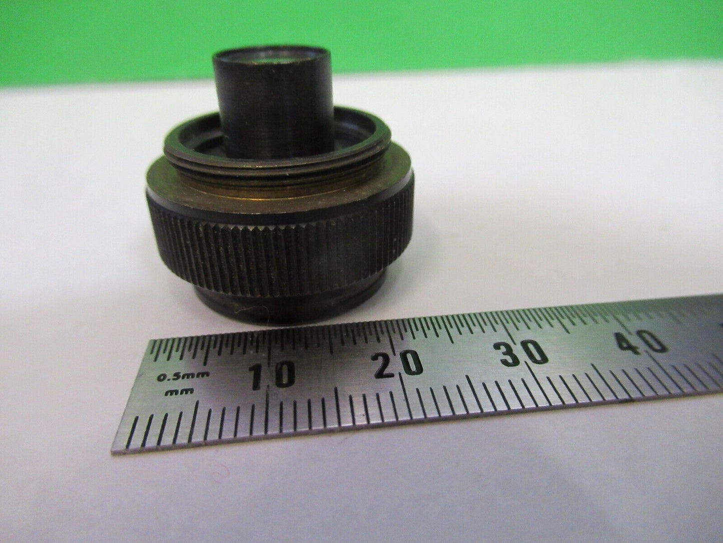 MICROSCOPE OBJECTIVE ZEISS WINKEL 2.5X LENS GERMANY OPTICS AS PICTURED #S2-C-91