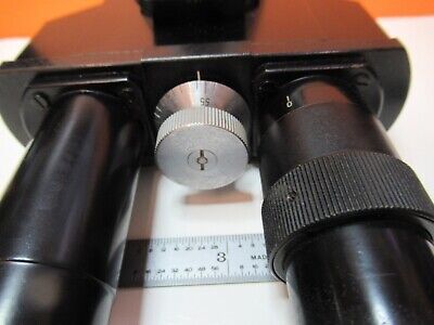 LEITZ WETZLAR GERMANY BINOCULAR HEAD OPTICS MICROSCOPE PART AS PICTURED &16-C-09