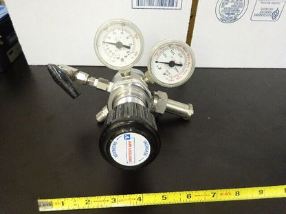 AIR LIQUIDE MANOMETER REGULATOR VALVE GAS PROCESS CONTROL AS IS #78-04