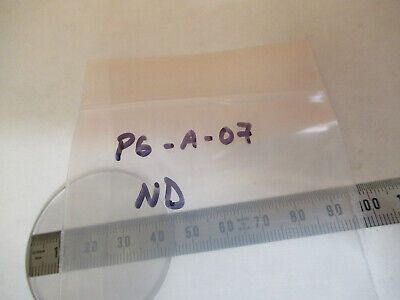 OPTICAL NEUTRAL DENSITY FILTER GLASS OPTICS AS PICTURED #P6-A-07