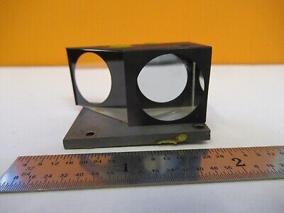 LEITZ GERMANY HEAD OPTICS GLASS PRISM MICROSCOPE PART AS PICTURED &A3-C-04