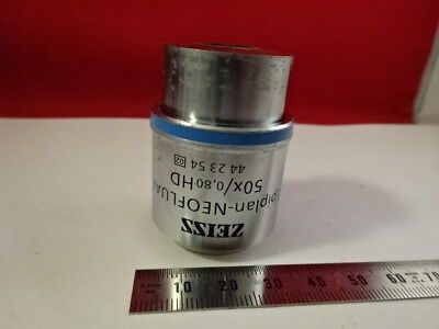 ZEISS GERMANY OBJECTIVE NEOFLUAR HD 50X 442354 MICROSCOPE PART OPTICS &98-43