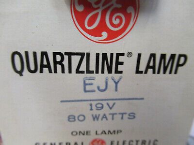 GE GENERAL ELECTRIC QUARTZLINE EJY 19V 80W LAMP BULB AS PICTURED #TE-3