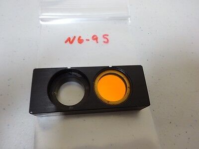 MICROSCOPE PART DICHROIC FILTER SLIDE OPTICS AS IS BN#N6-95