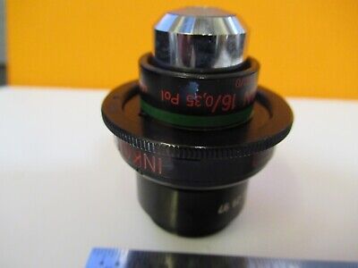 ZEISS GERMANY OBJECTIVE EPIPLAN 16X POL DIC MICROSCOPE PART AS PICTURED &W2-B-56