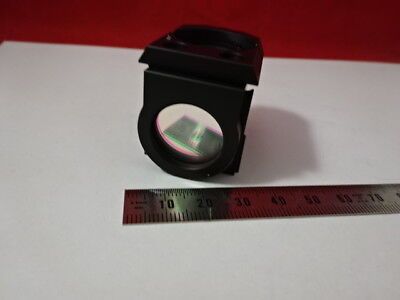 LEICA DMR FLUORESCENCE FILTER CUBE 1FL0761 GOLD MICROSCOPE PART OPTICS &98-34