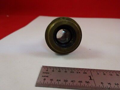 FOR PARTS OBJECTIVE CARL ZEISS 10X APO OPTICS MICROSCOPE PART AS IS &33-A-36