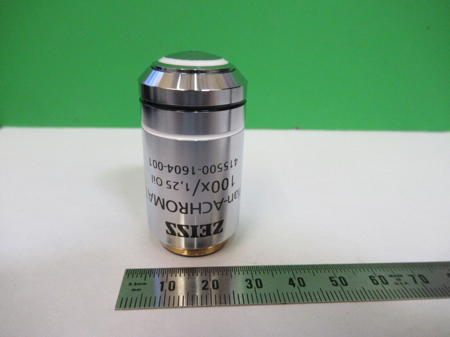 ZEISS PRIMO 100X INFINITY OBJECTIVE LENS MICROSCOPE PART AS PICTURED R7-B-55