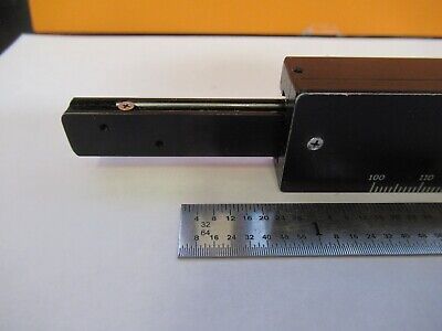 FOR PARTS OLYMPUS JAPAN STAGE RAIL MICROSCOPE PART AS PICTURED &19-B-28