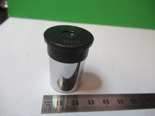 WILD HEERBRUGG SWISS 10xK EYEPIECE OPTICS MICROSCOPE PART AS PICTURED W4-B-33