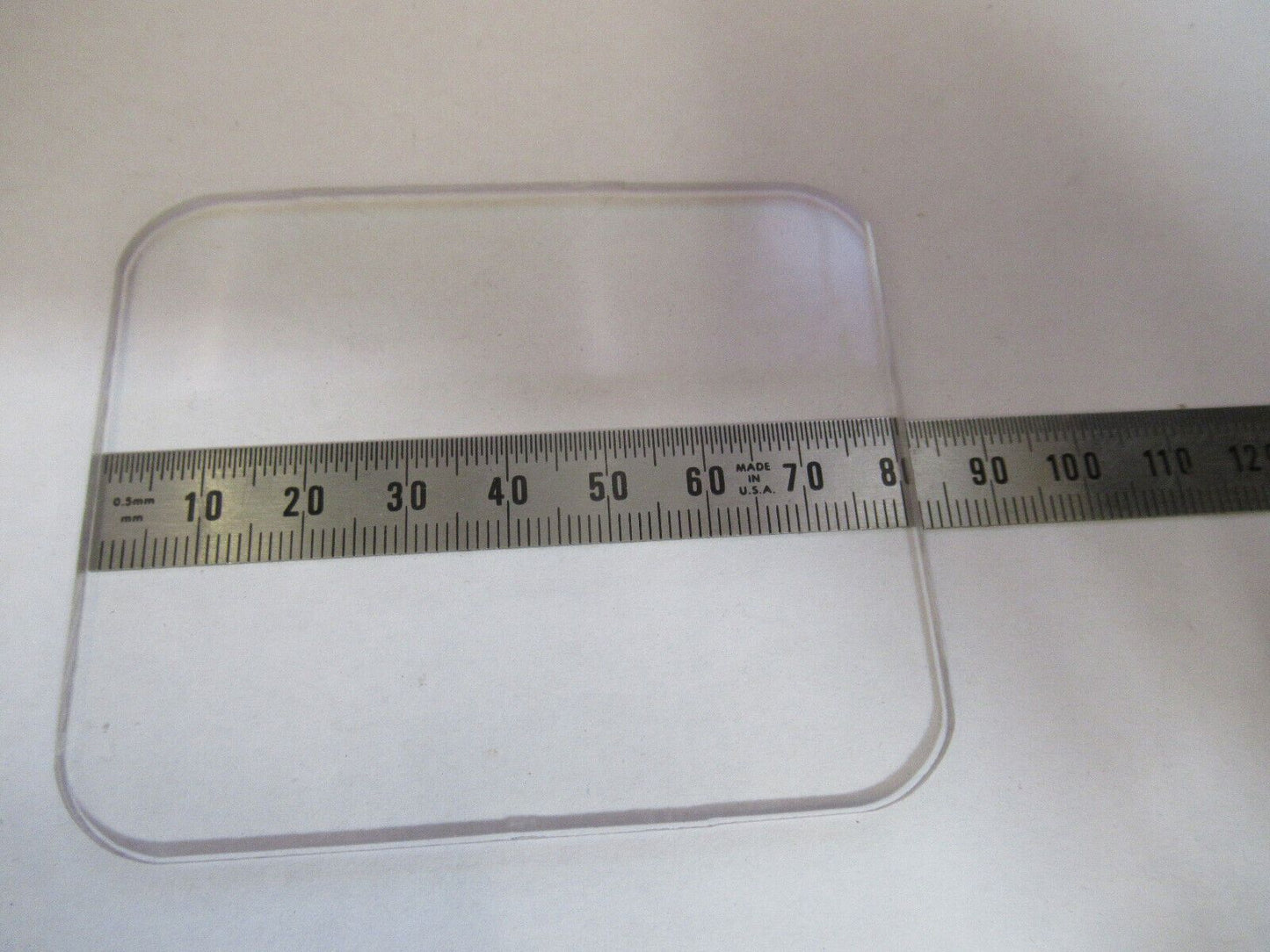 OPTICAL ACRYLIC PLASTIC WINDOW COATED PRO OPTICS AS PICTURED G4-A-28