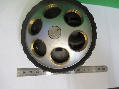 NIKON JAPAN SEXTUPLE NOSEPIECE MICROSCOPE PART AS PICTURED &Q9-A-86