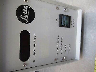 LEITZ HBO ARC LAMP POWER SUPPLY MICROSCOPE PART AS PICTURED &TC-3