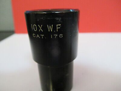 AO AMERICAN OPTICS CAT 176 10X WF EYEPIECE MICROSCOPE PART AS PICTURED &B6-A-39