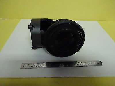 MICROSCOPE PART ILLUMINATOR LENS + IRIS LABOPHOT NIKON JAPAN AS IS BIN#X7-25