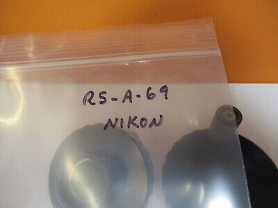 PAIR OF ALUMINUM KNOBS NIKON or ZEISS MICROSCOPE PART AS PICTURED #R5-A-69