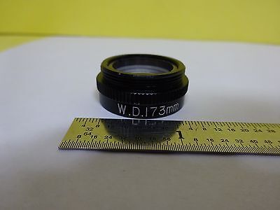 OPTICAL MICROSCOPE PART OBJECTIVE 0.5X OPTICS AS IS BIN#4V-FL-06