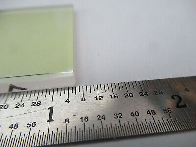 GOOD OPTICAL MIL SPEC COATED BK7 GLASS SHEET LASER OPTICS AS PICTURED &4B-FT-07