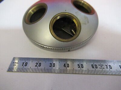 LEITZ WETZLAR GERMANY HM-LUX NOSEPIECE MICROSCOPE PART AS PICTURED &B2-A-10