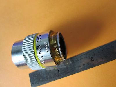 MICROSCOPE LEITZ WETZLAR GERMANY INFINITY OBJECTIVE 10X OPTICS BIN#35-08